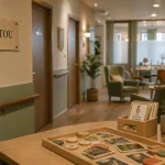 Cantou en EHPAD : intérieur d’une unité Alzheimer sécurisée