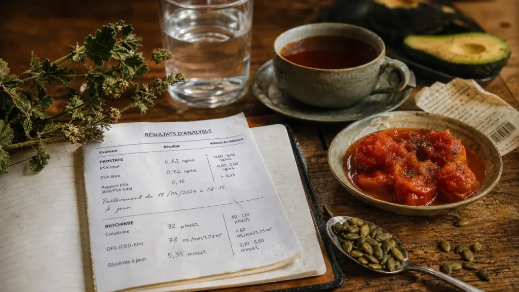 PSA élevé : tomates cuites, plantes et limites à connaître