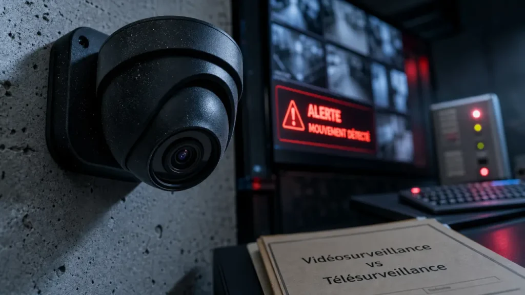 Vidéosurveillance et télésurveillance : ce qui change entre caméras, alertes et cadre légal