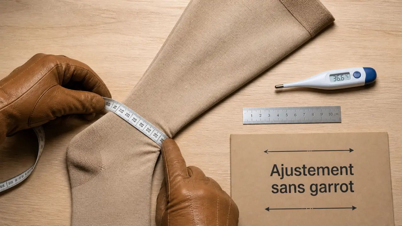 Bas de contention trop serré : risques et signes d’alerte