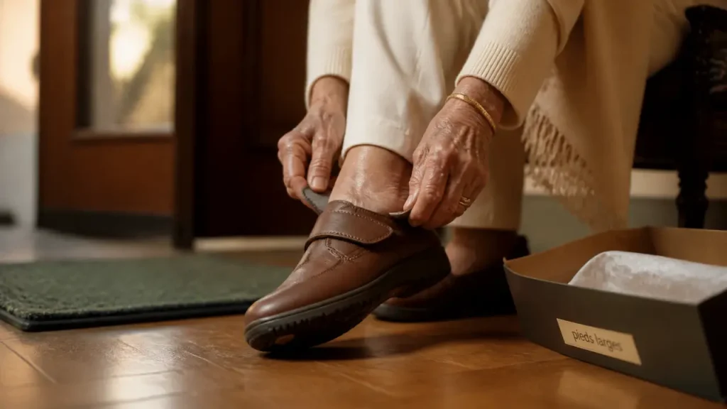 Chaussures femme personnes âgées : prévenir les chutes, limiter les frottements et garder un bon maintien