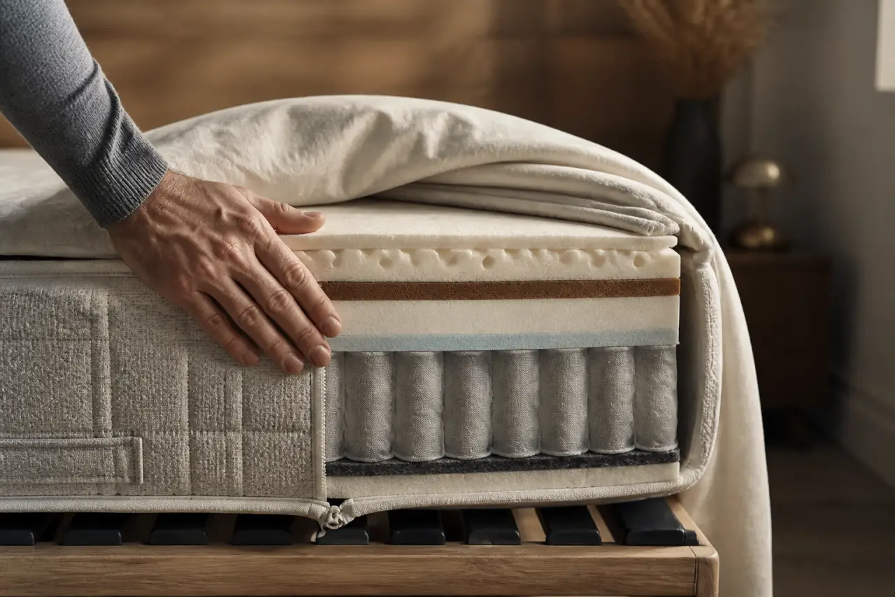 Meilleur matelas pour seniors : soutien des bords, densité, hauteur, se lever sans s’enfoncer