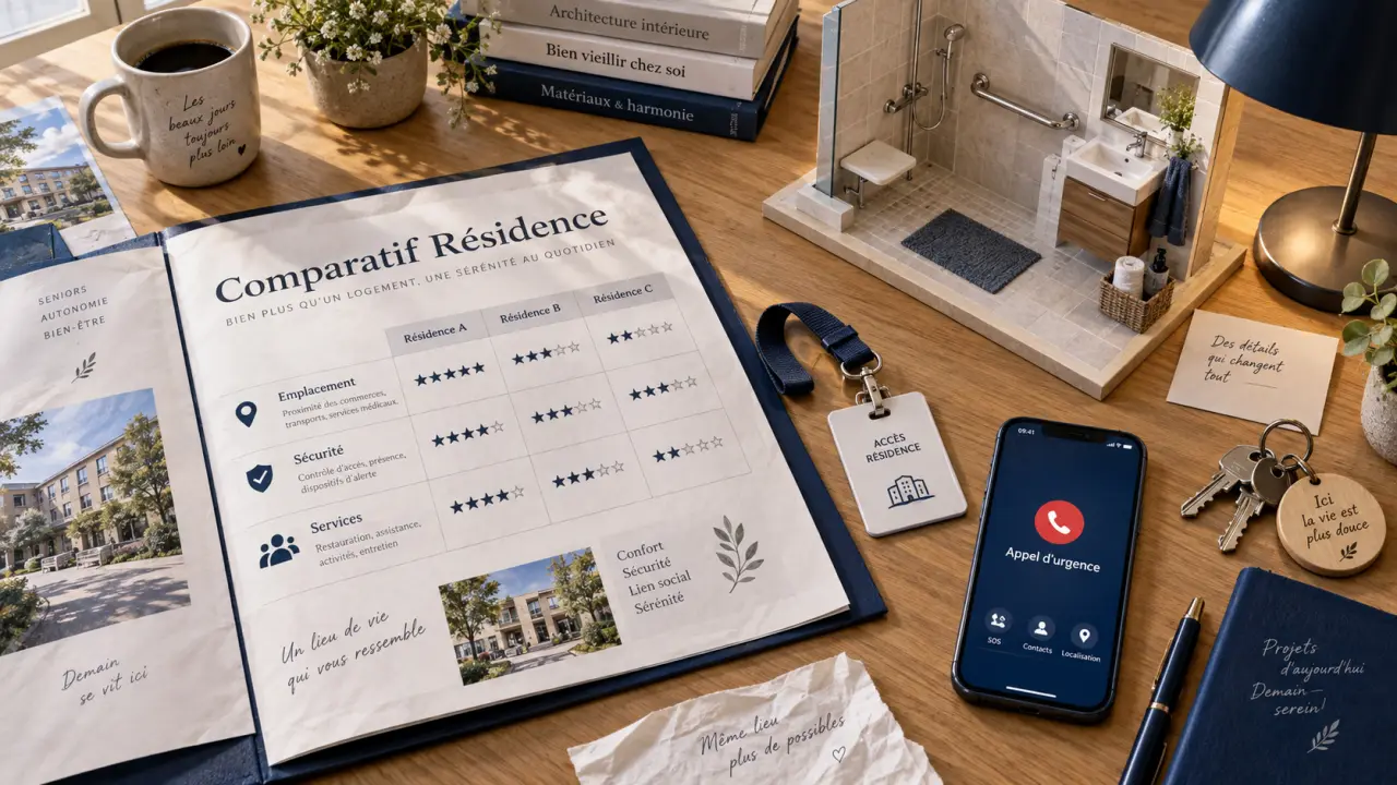 Comparatif pour comment choisir résidence services seniorescence : emplacement, sécurité, services
