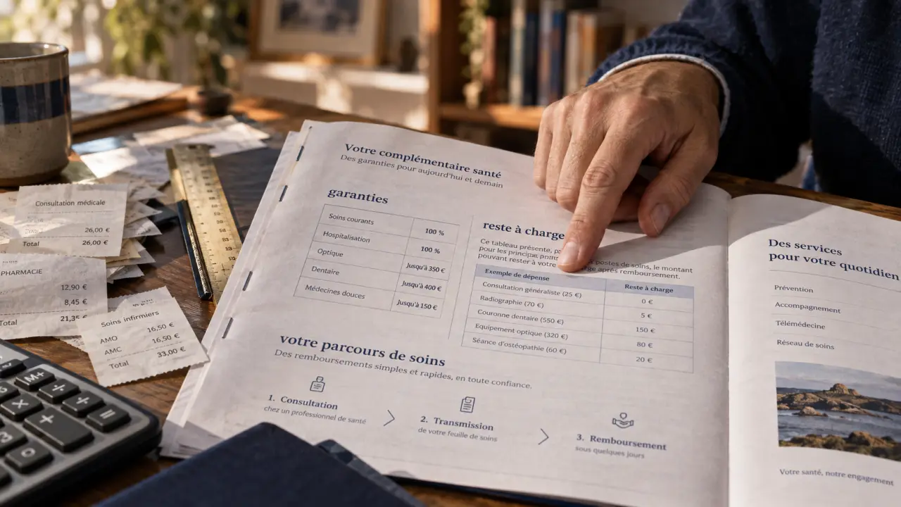 Différence entre mutuelle et complémentaire santé : contrat “garanties” et reste à charge