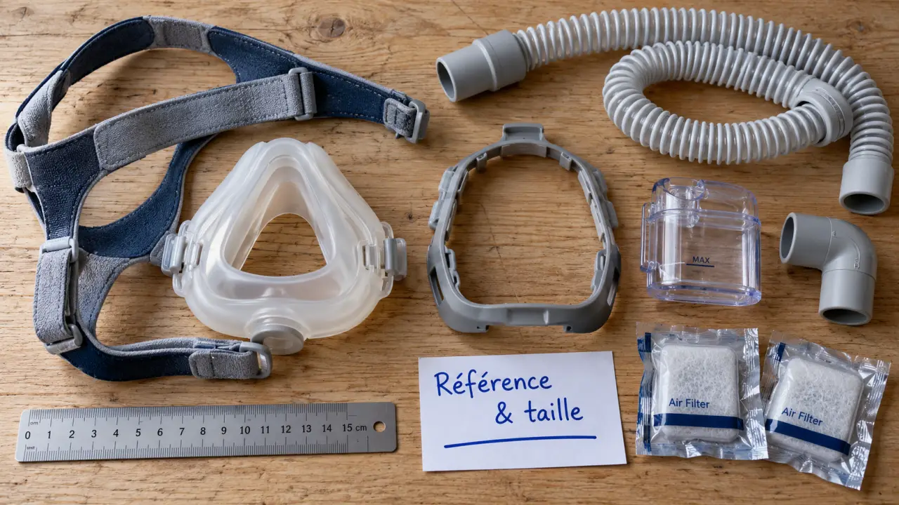Accessoires pour appareil apnée du sommeil contre les fuites, la sécheresse et la condensation