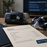 Prix location appareil apnée du sommeil 30 à 45 € par semaine, reste à charge variable