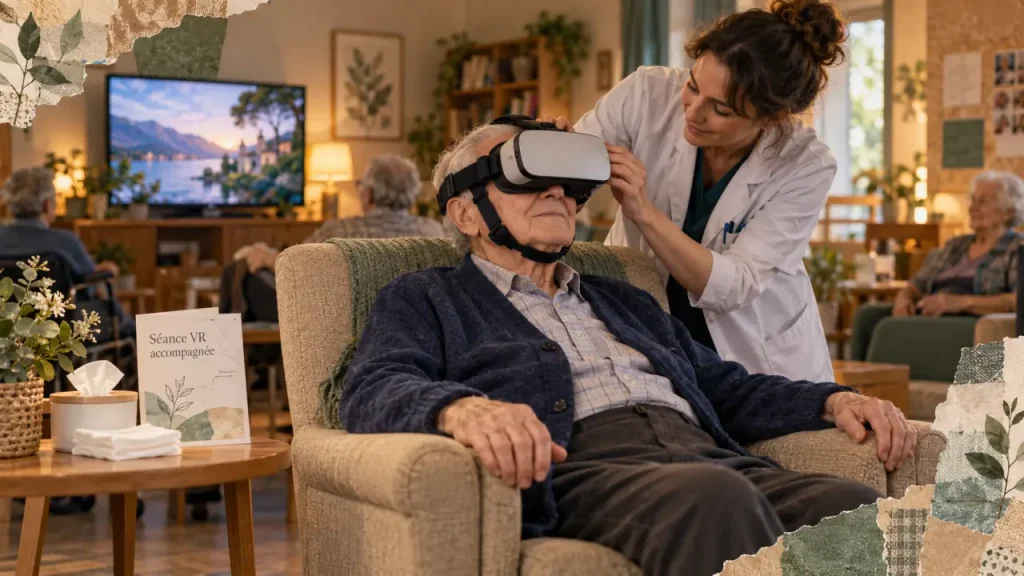 Réalité virtuelle en EHPAD : choisir l’évasion sans négliger l’accompagnement